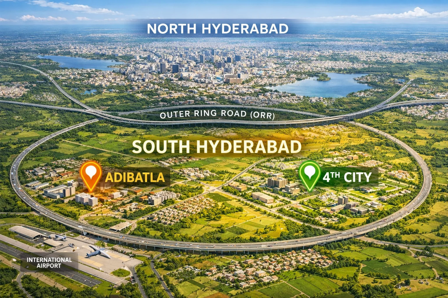 Hyderabad North vs South – Where to Invest?